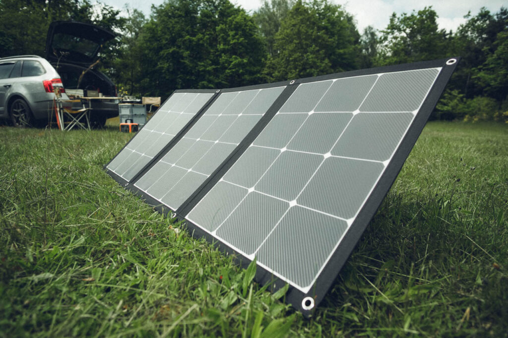Solarpanel powerstation